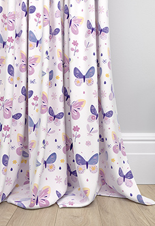 Butterfly Garden, Enchanting Purples - Made to Measure Curtains